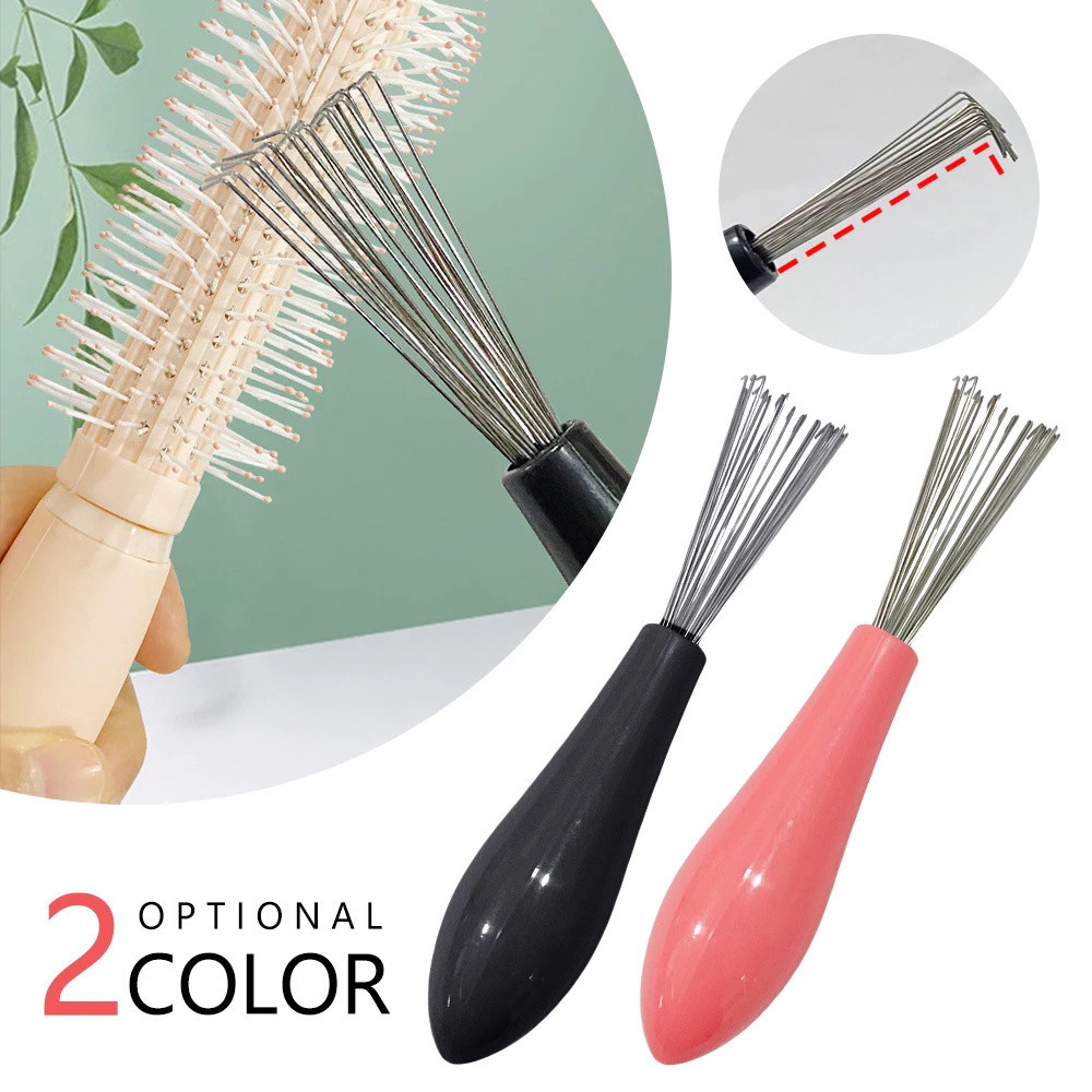 Comb Hair Brush Cleaner Plastic Handle Cleaning Brush Remover Embedded Beauty Tools Cleaning Product