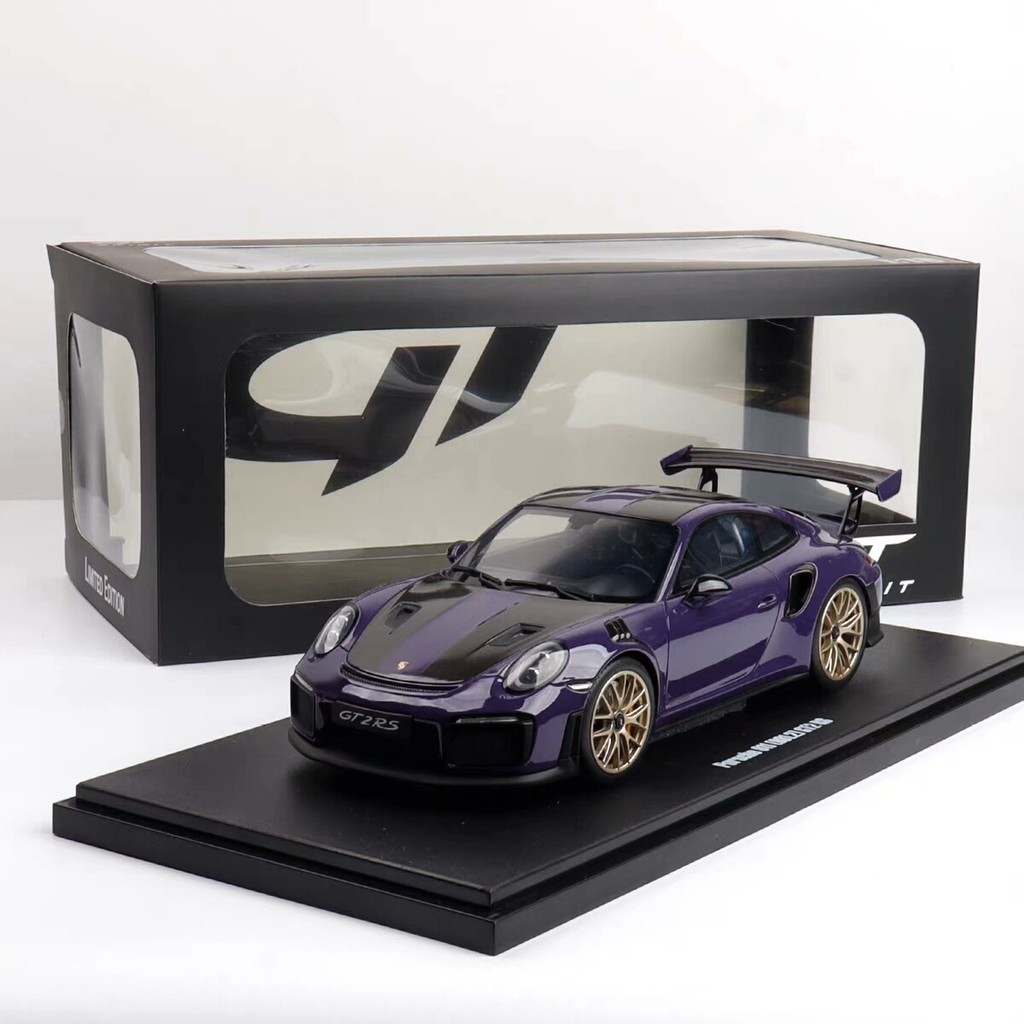 GT Spirit 1: 18 Porsche 911 GT2 RS 930 664 Wide Body Modification โมเดลรถจําลอง