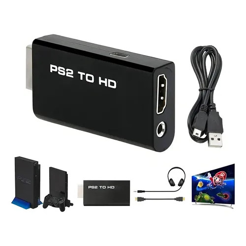 Playstation 2 PS2 เป็น HDMI PS2 เป็น HDMI PS2 เป็น HDMI - อะแดปเตอร์ PS2 เป็น HDMI - PS2HDMI PKCN
