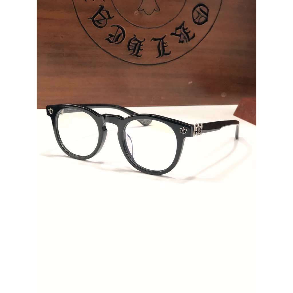 1Q1G Chrome Hearts Fashionable casual round frame glasses Unisex Vintage Artistic Eyeglass Frames Th