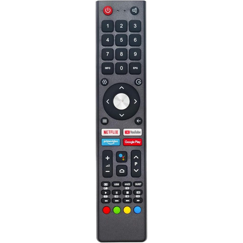 เปลี่ยน GCBLTV02ADBBT รีโมทคอนโทรลทีวีสําหรับ CHIQ L40K5 CHANONG GCBLTV02ADBBT (ไม่มีเสียง) fit สําหรับ Series 9 RF9220 XT9310 RH9220 RF9210 RF9210