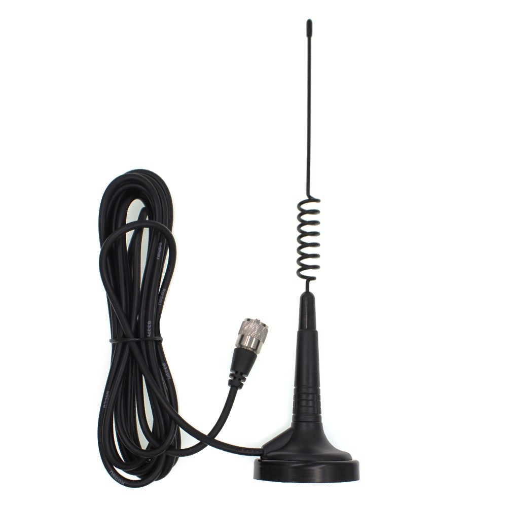 Mag-1345 26MHz 27MHZ CB เสาอากาศวิทยุ 4 เมตรสายฐานแม่เหล็กสําหรับ AC-001 CB-27 CB
