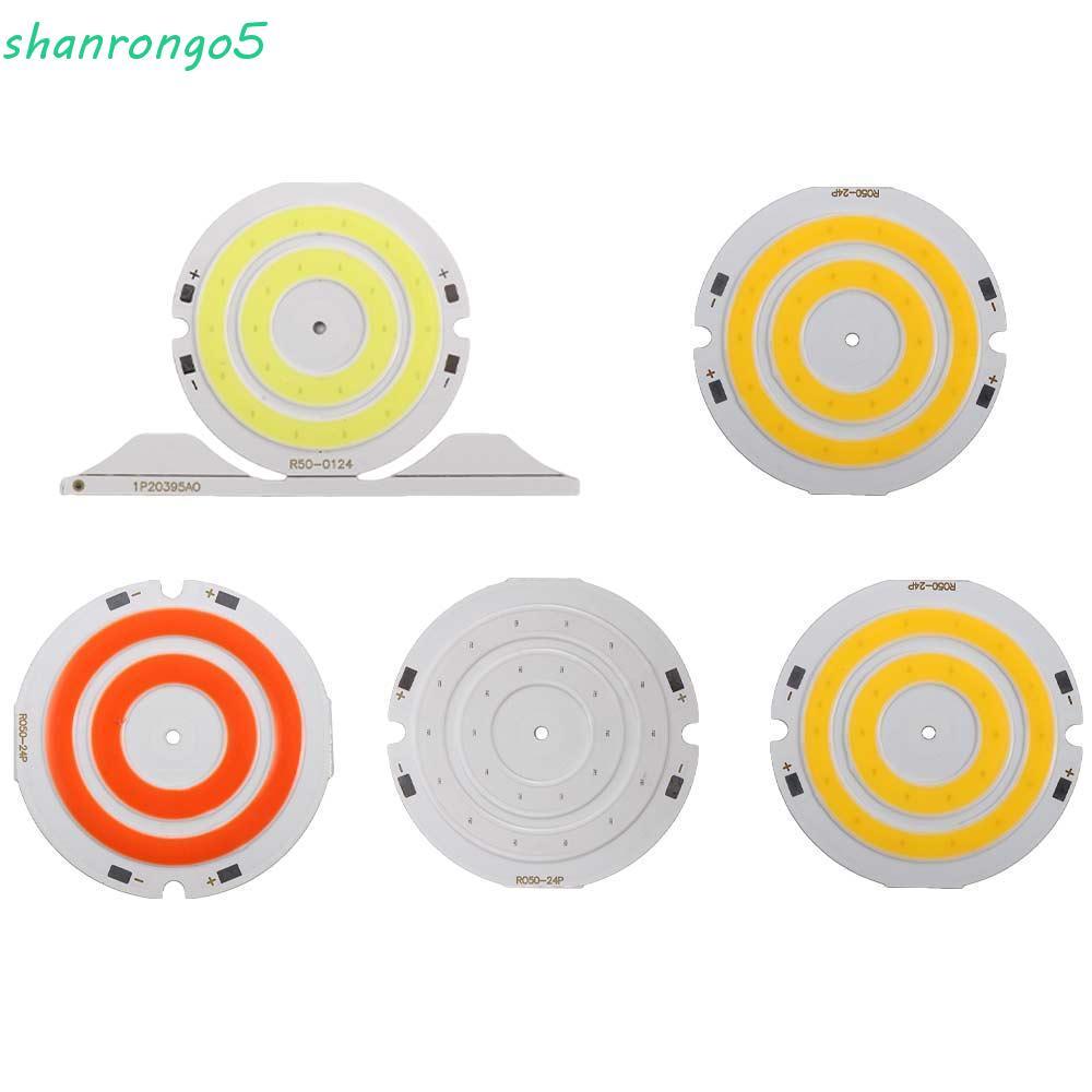 ZONAL ชิป COB DC 3V 4V 1 pcs วงกลม LED DIY โคมไฟรอบแหวนคู่ COB ส่วนประกอบแสง