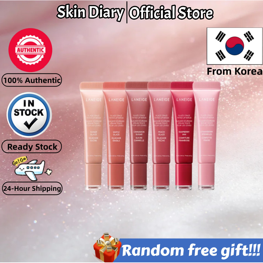 [LANEIGE] GLAZE CRAZE TINTED LIP SERUM 12g/Moisturizing and brightening lip color