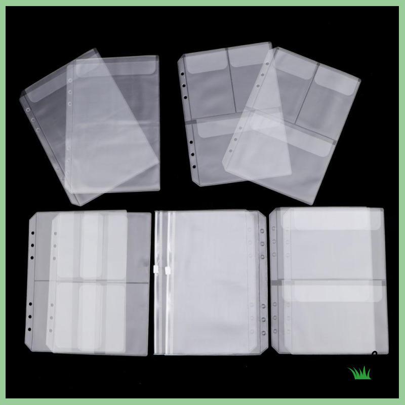 [Toolroom] 10 กระเป๋า Binder ใส Binder หน้า 9 ชิ้น A6 1 ช่อง + A7 1 ช่อง + A5 3 ช่อง