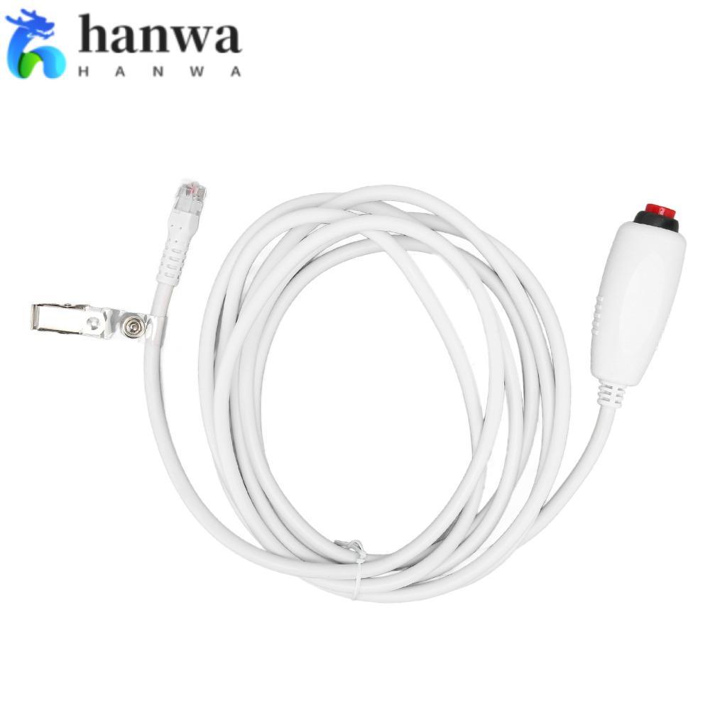 HANWA สายเรียกพยาบาล, หัวคริสตัล 9.8ft เปลี่ยนสายพยาบาล, สายเคเบิลปุ่มกดปลั๊ก 6P4C สากล Healthcare F