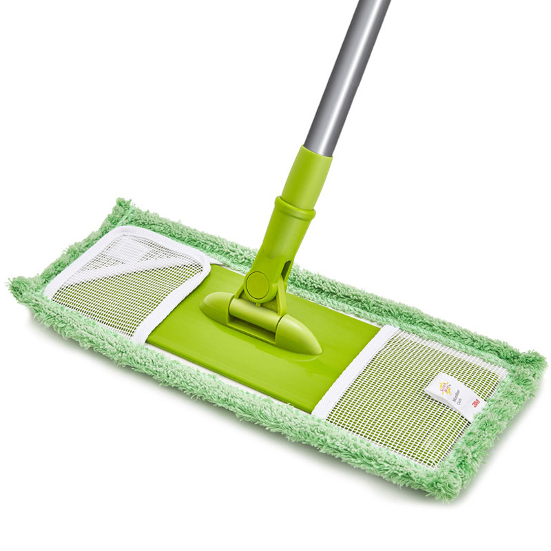 ไม่ถูพื้น ไม้ถูพื้น 3M Sigao Mop X2 Smart Clean Floor Wipe Wet Dry Dual-use Flat Mop พื้นไม้กระเบื้อ