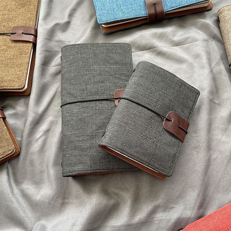 Linen Handbook Retro Traveler Diary TN Book Niche High-value Diary A6