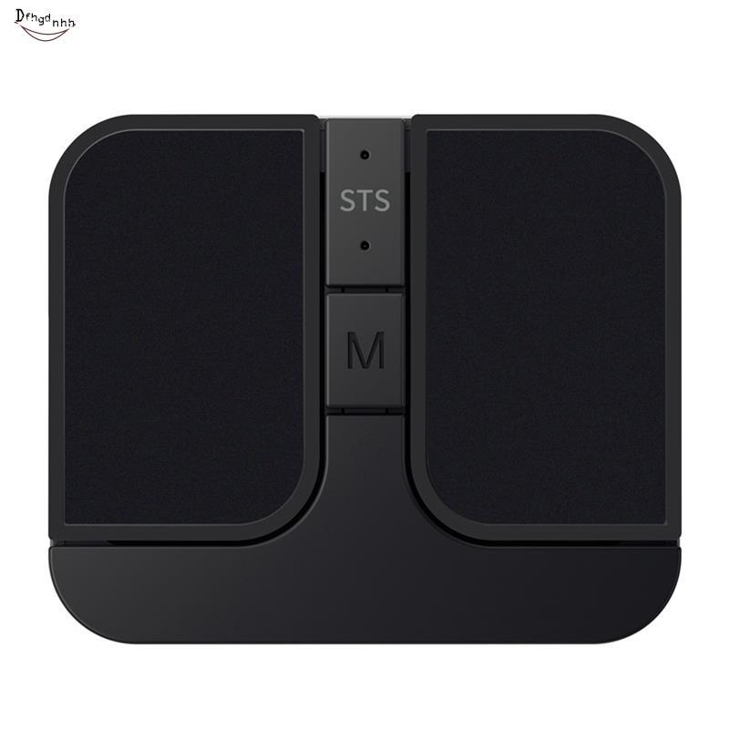 Mini Square Mouse Mini Mouse เมาส์คอมพิวเตอร์ไร้สาย Mini Capacitive Mouse สีดํา