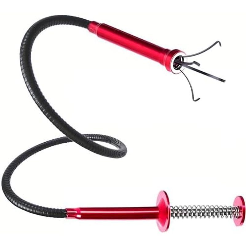 Drain Snake, Drain Clog Remover - Gutter Cleaning Tools Drain Cleaner for Toilet Sewer Shower Kitche