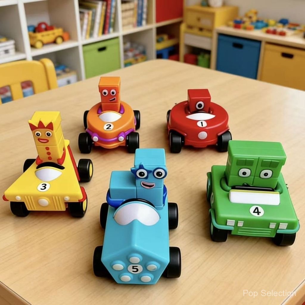 5 ชิ้น/เซ็ต 3-5 ซม. Numberblocks รถขนาดเล็ก Action Figure Pvc รูปปั้นคอลเลกชันของเล่นเพื่อการศึกษาของขวัญวันเกิดพิเศษสําหรับเด็กตกแต่งเค้ก