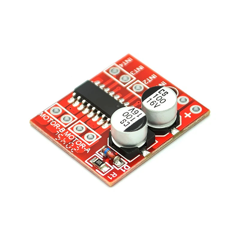 2-Channel DC มอเตอร์โมดูลไปข้างหน้าย้อนกลับเปิด PWM ความเร็วควบคุม Dual H-Bridge Stepper Motor Mini Super L298N