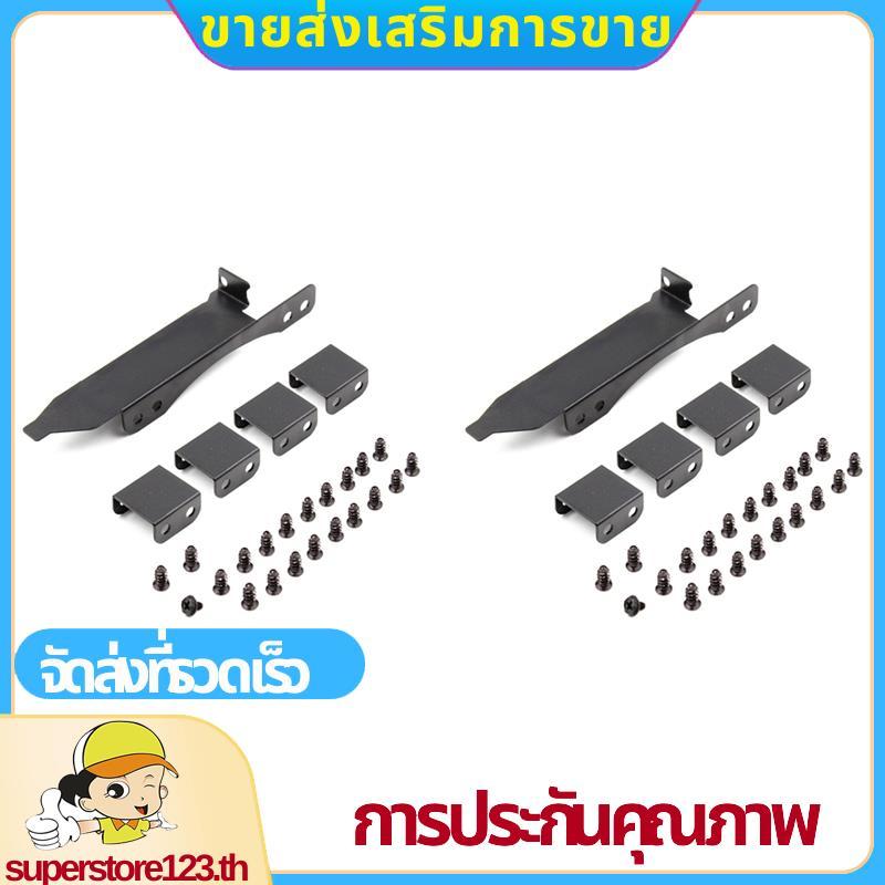 2X 3 Fan Mount Rack PCI Slot Bracket สําหรับการ์ดวิดีโอพร้อมรองรับ 90 มม./120 มม.ชุดยึดพัดลมพร้อมพัด