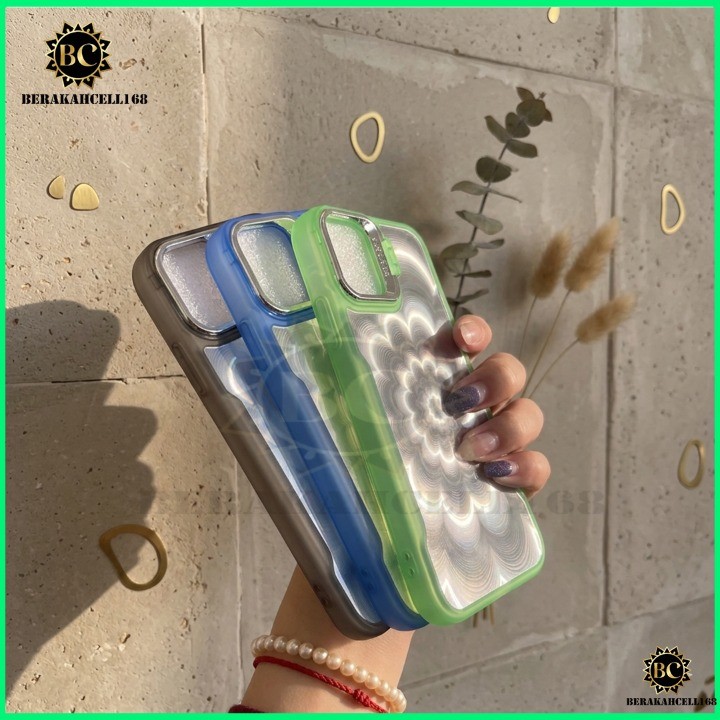 BCL168- CASE CHROMATIC BRACKET FLOWER 3D สําหรับ TECNO SPARK GO 2 GO 2023 SPARK 20C 20 PRO
