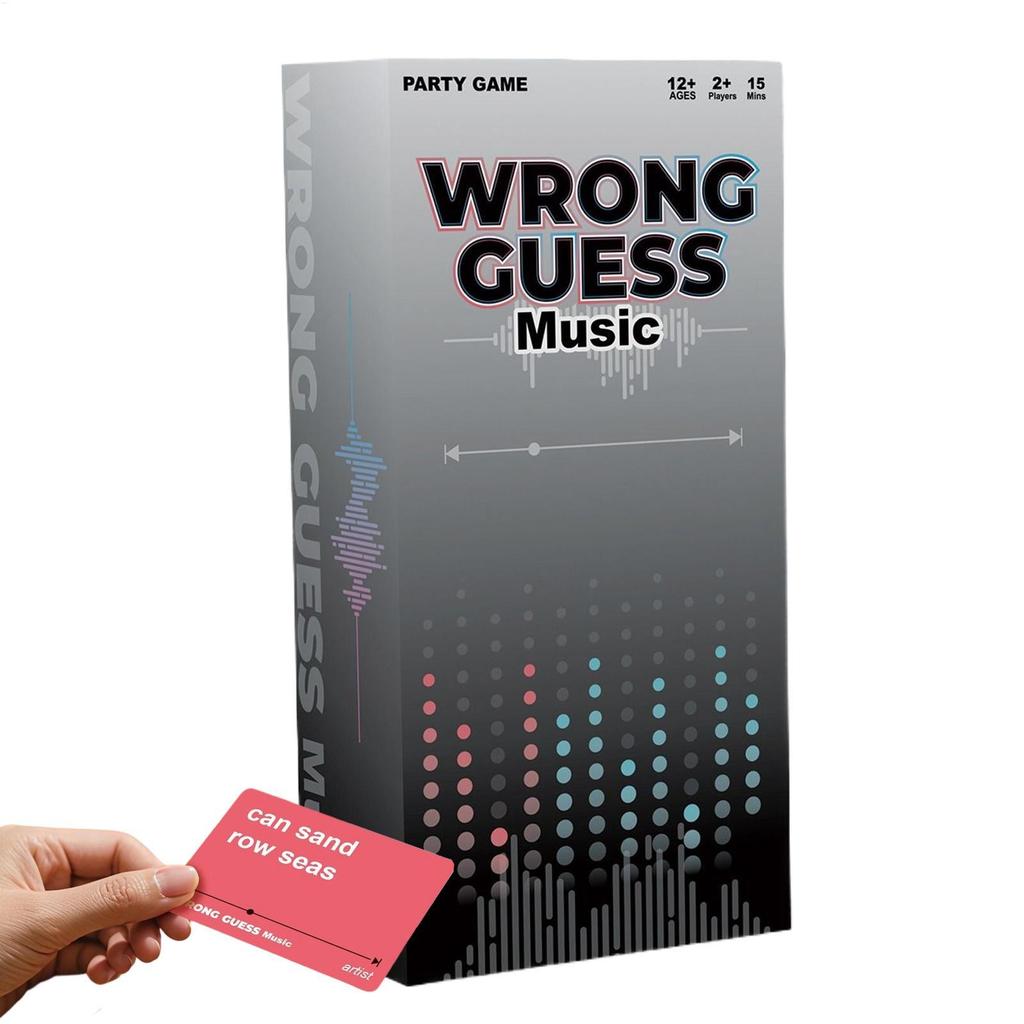 Guess the Wrong Song Title Music Card Game - เดาชื่อเพลงหรือศิลปิน | การ์ดเพลง งดเว้น 500 ใบ เกมดนตร
