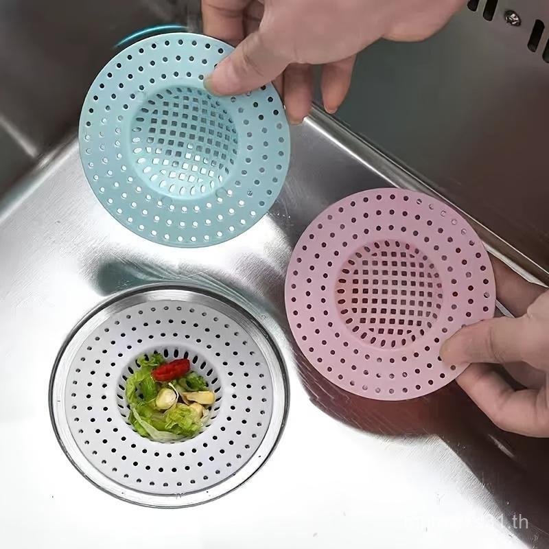 [2pc Kitchen Sink Strainer] 2pc Kitchen Sink Strainer Insert, Plastic Mesh Drain Filter Cover, Anti-