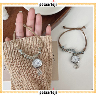 PA Jam Tangan Serut Mewah Gelang Serut Wanita Analog Quartz Adjustable Anti Air Rantai Stainless Steel Diamond Fashion RM266