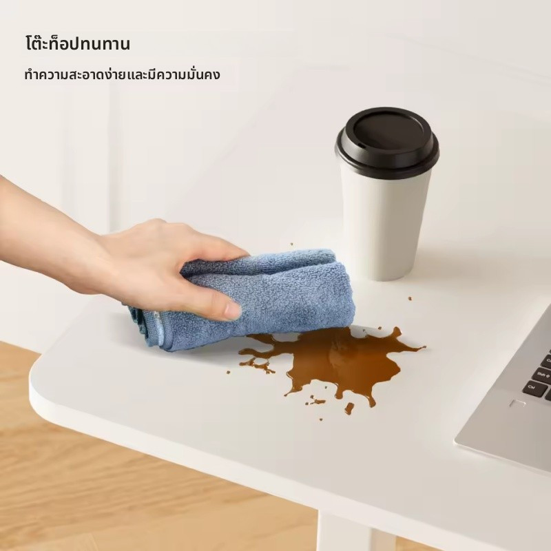 โต๊ะคอมพิวเตอร์พับได้ โต๊ะยกแบบนิวแมติก โต๊ะเขียนหนังสือสำหรับเด็ก โต๊ะมีล้อ โต๊ะรับประทานอาหาร - รูปที่ 4