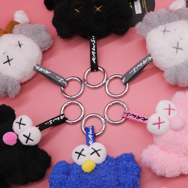 ตุ๊กตา KAWS Sesame Street พร้อมเครื่องประดับกระเป๋า และพวงกุญแจ