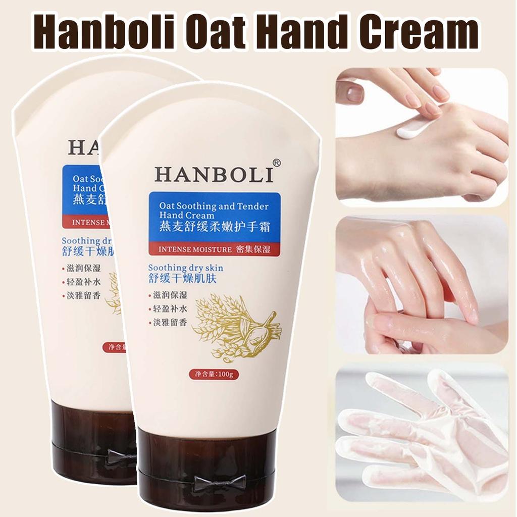 Deep Hydration Moisturization Oat Hand Cream – ครีมบํารุงผิวมือบํารุงติดทนนาน – เนื้อไม่เหนียวเหนอะหนะอย่างรวดเร็ว