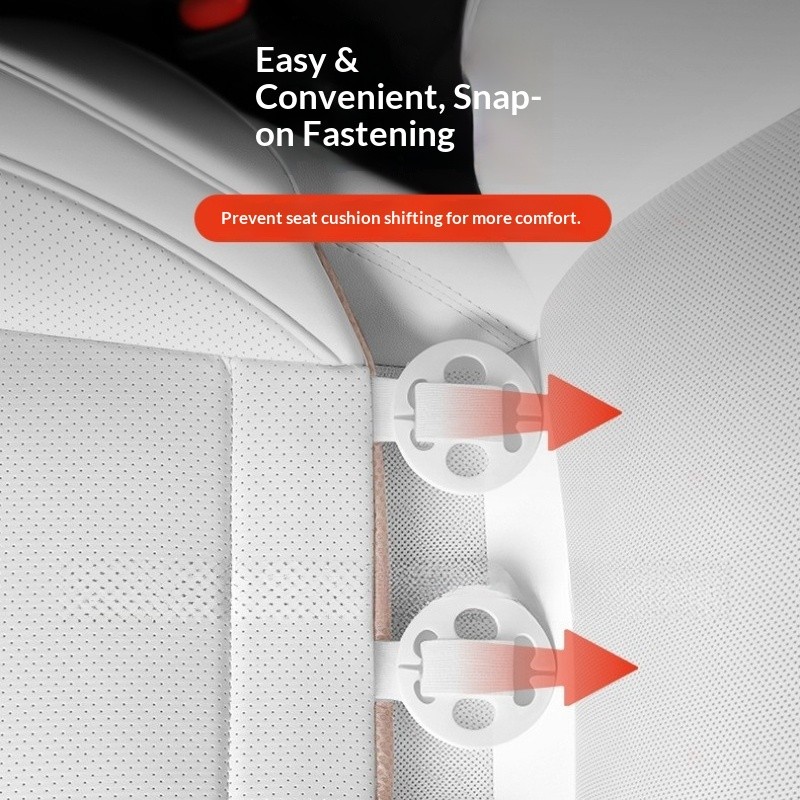 สําหรับ Tesla รุ่น 3 Highland / รุ่น Y Juniper 2025 Full-Cover ฝาครอบที่นั่งขยายขาสนับสนุนเบาะ Protector - รูปที่ 7