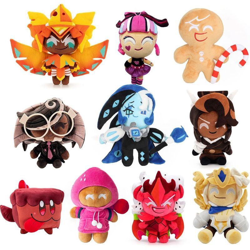 【พร้อมส่ง】shadow milk cookie plush Game peripherals shadow milk cookie plushie Biscuit Kingdom Carto