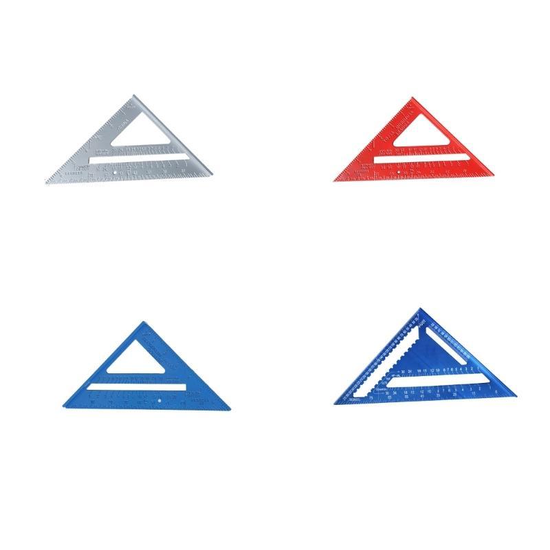 Accurate Carpentry Square Tool 7/12inch Metric Triangle Ruler Square Protractor