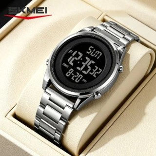 สมี1611 แฟชั่นหรูหราผู้ชายสแตนเลสอิเล็กทรอนิกส์กีฬาดิจิตอลนา…