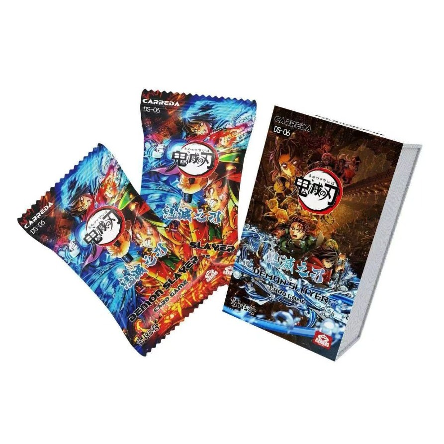 #Support รางวัล Redemption # 2025 ล่าสุด[Aikaho]การ์ดสะสม Demon Slayer DS-06 กล่องบูสเตอร์ Shinobu Nezuko Mitsuri