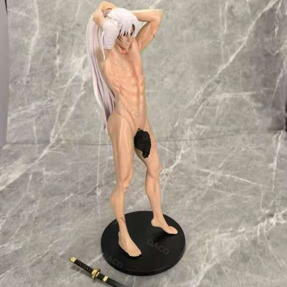 Uniqlo Nude ชายรุ่นกล้ามเนื้อ Macho รุ่นผู้ใหญ่รูปตุ๊กตา Inuyasha ชาย Shame กล้ามเนื้อชายฆ่า Pill Handmade Bird GK รูปปั้นตกแต่ง N6 - รูปที่ 4