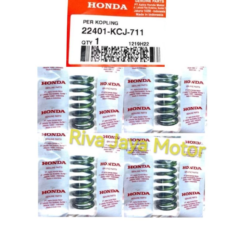 1 ชุด 4 Original Ahm Astra Honda Motor Tiger GL 100 Mega Pro สปริงคลัทช์ 22401-KCJ-711 สปริงคลัทช์