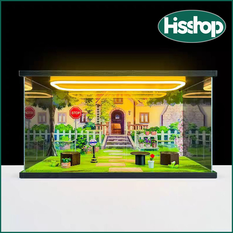 ตู้โมเดล กล่องโมเดลมีไฟ เคสพอ,rayan dating series ตู้ art toy มีไฟ