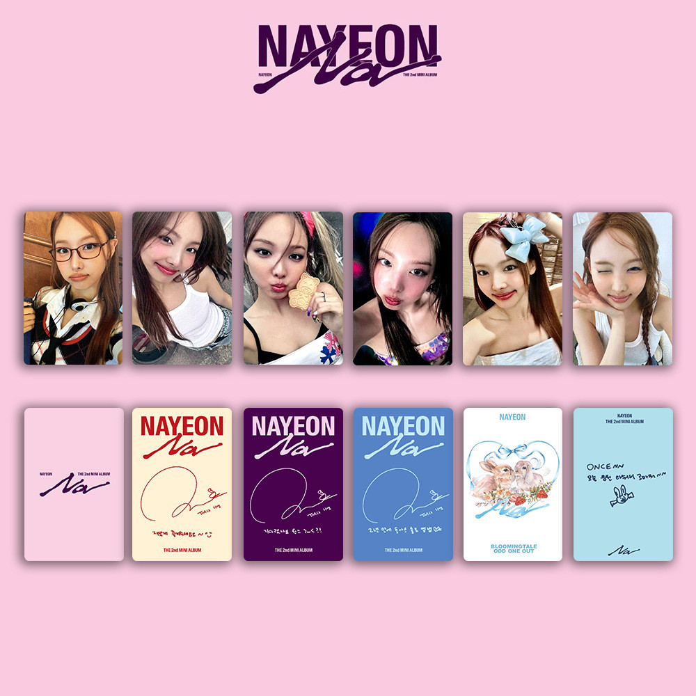 NAYEON สินค้า Photocard ABCD Lin NAYEON SOLO อัลบั้ม NA การ์ดสุ่ม TWICE Facecard 2025.12.22