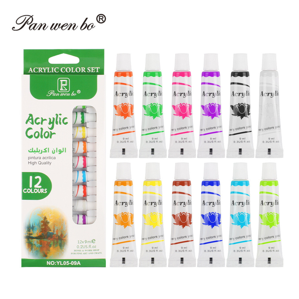 9ML12 สีวาง diy ภาพวาด Graffiti 9ML12 สีวางประเภทการอัดขึ้นรูปร่างกายสิ่งทอ20251222
