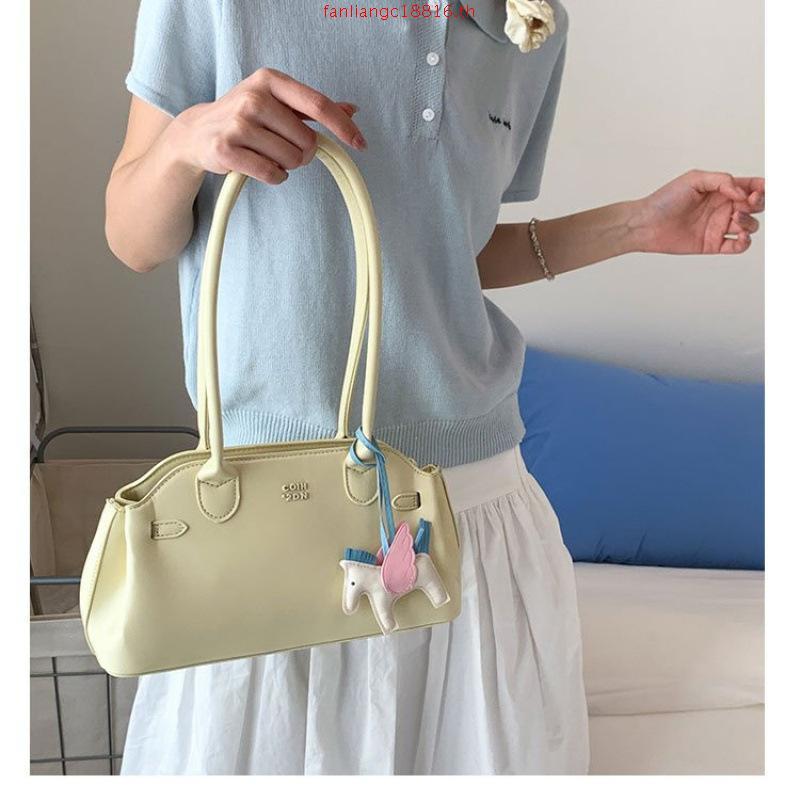 LOEI Zevia Charm Tote Bag Women Korean Look Stylish Shoulder Bag Fashion Girly 2629