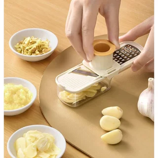 Omocha | Mini Garlic Slicer ที่หั่นกระเทียม เครื่องสไลด์กระเทียม ที่ซอยหอมแดง เครื่องครัว