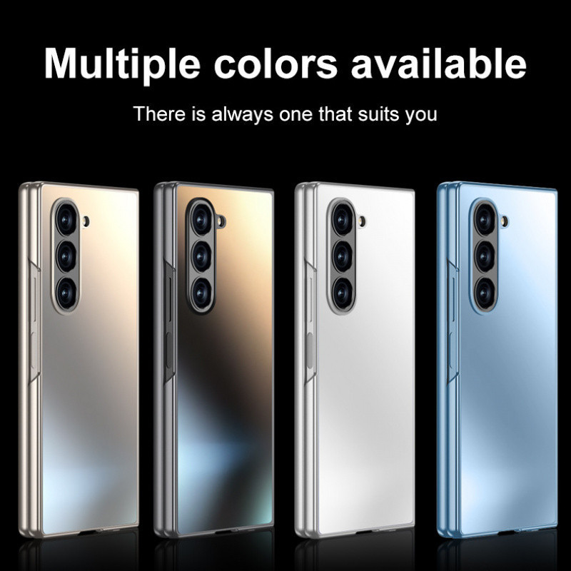 SAMSUNG ใหม่สําหรับ ซัมซุง Z พับ7 กรณี พับ7/6/5 บางเฉียบป้องกันการหล่นแฟชั่นอินเทรนด์ฝาครอบป้องกัน ราคา ถูกที่สุด โปรบีเคเค