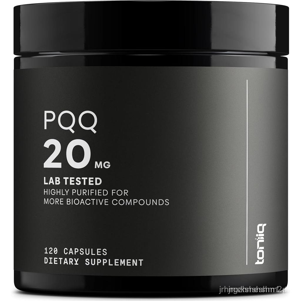 Toniiq อาหารเสริม PQQ 20mg ความเข้มข้นสูงUltra High - 120 แคปซูลมังสวิรัติ