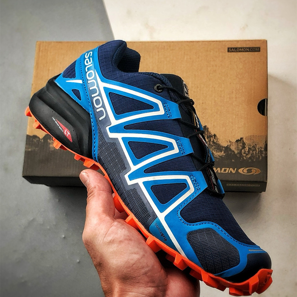 SALOMON Speedcross 4 รองเท้ากีฬาสำหรับผู้ชาย ออกแบบมาเพื่อกิจกรรมกลางแจ้ง และป้องกันการลื่นไถล