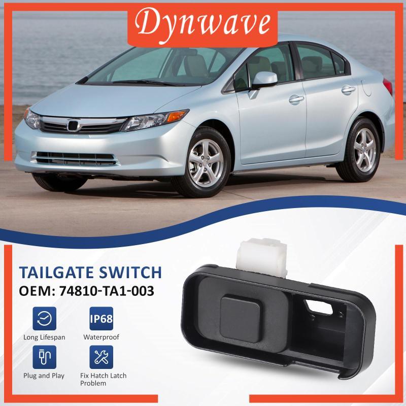 [Dynwave] Tailgate Push Button Switch พร้อมกล้อง Mount Space Tailgate Release ปุ่มสําหรับ Crider สํา