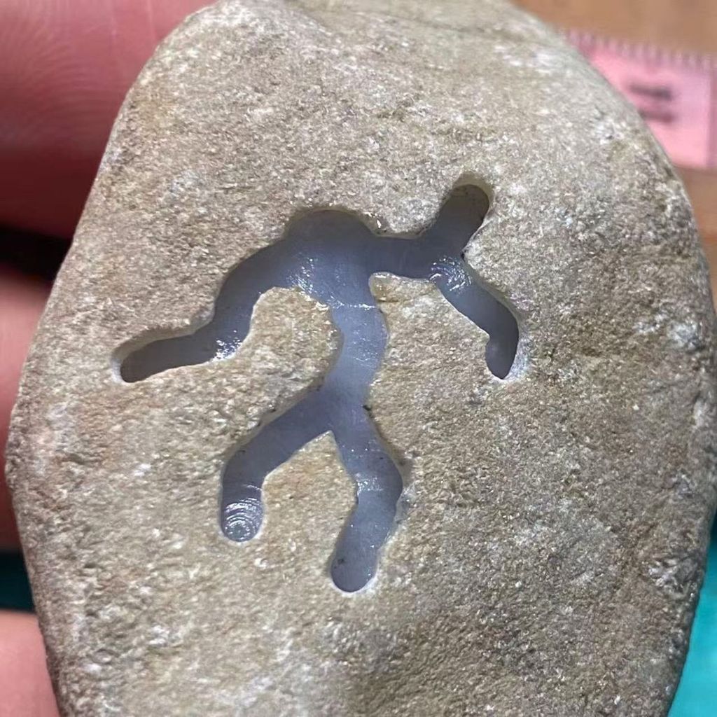 [Premium] Myanmar หยกหินหยาบธรรมชาติบริสุทธิ์สินค้า Houjiang 97g แบรนด์จี้วัสดุ One Item One Item On