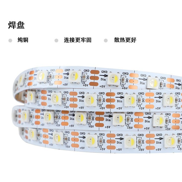 คลังสินค้าพร้อม 5V SK6812 Single Point Single Control Drone Car Light Bar ดัดแปลง RGBW One Light One