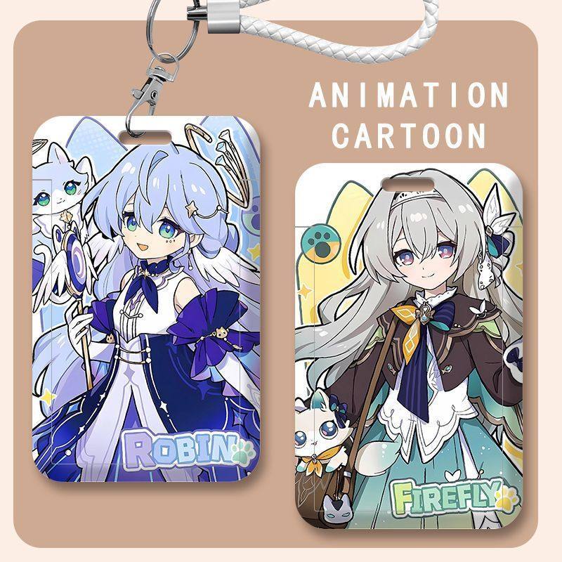 ที่ใส่การ์ด เฟรมการ์ดใส หลิวหยิงจือ ชางเนียว แมวแมวน้อยผู้ถือบัตรรถบัสบัตรทํางานกรณีป้องกันบัตรควบคุมการเข้าถึงบัตรวิทยาเขตกรณีการจัดเก็บ - รูปที่ 5