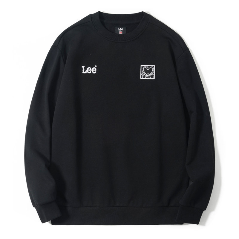 Lee เสื้อกันหนาวแฟชั่นสำหรับผู้ชาย แบบใหม่ คอปก แขนยาว แมทช์ได้ทุกลุค ไซส์ XS-3XL