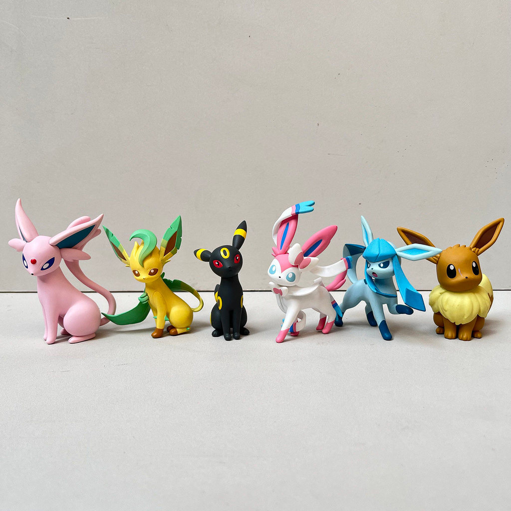 สินค้าจํานวนมากของแท้ Pokémon Pokemon Eevee Series Fairy Eevee Ice Eevee Pokémon Figure