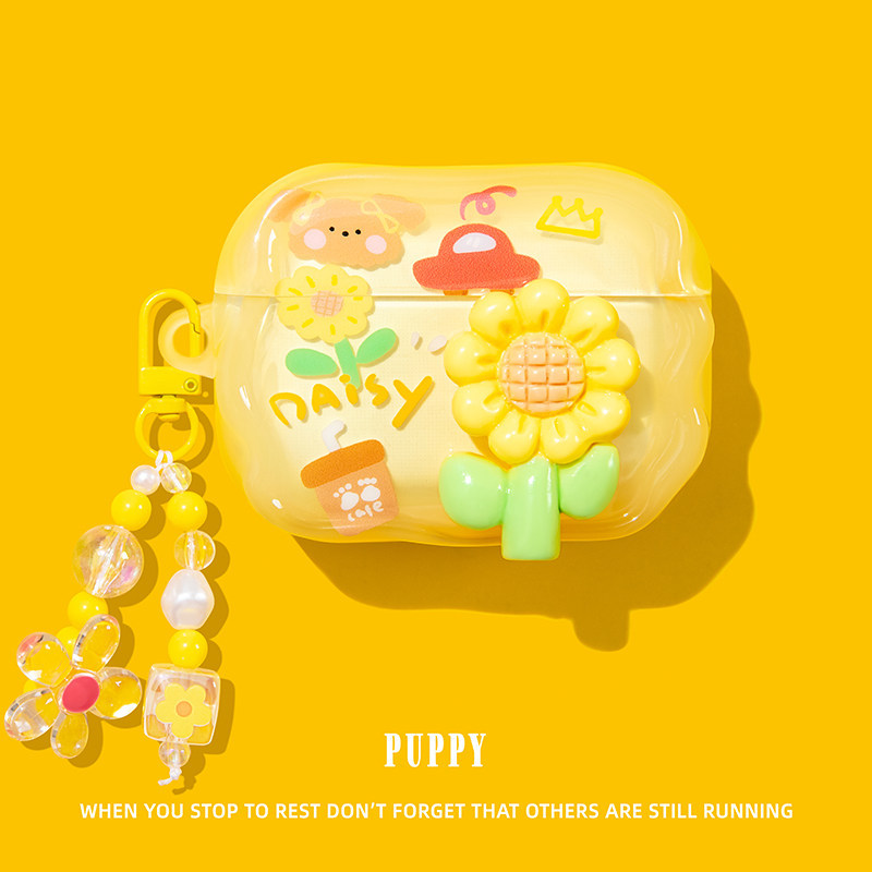 เหมาะสําหรับ airpodspro2 เคสป้องกัน airpods4 เคสป้องกัน 3 รุ่นที่สามโปร่งใส Apple ชุดหูฟังบลูทูธกรณี