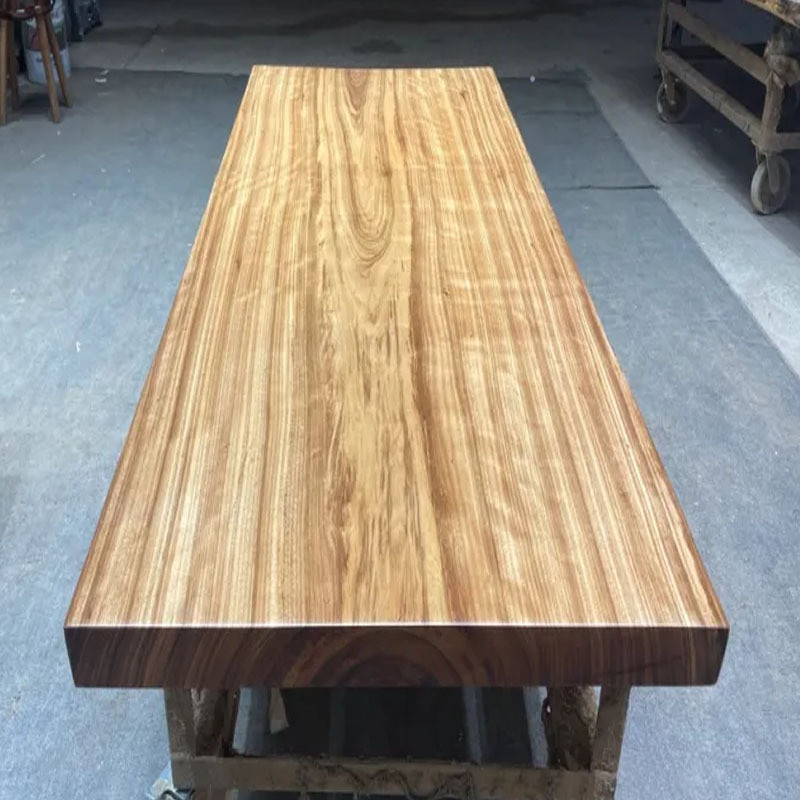 Ebony Big Boss โต๊ะน้ําชาด้านข้างธรรมชาติ Okan Log Boss โต๊ะไปห้องนั่งเล่น Big Boss Conference Table