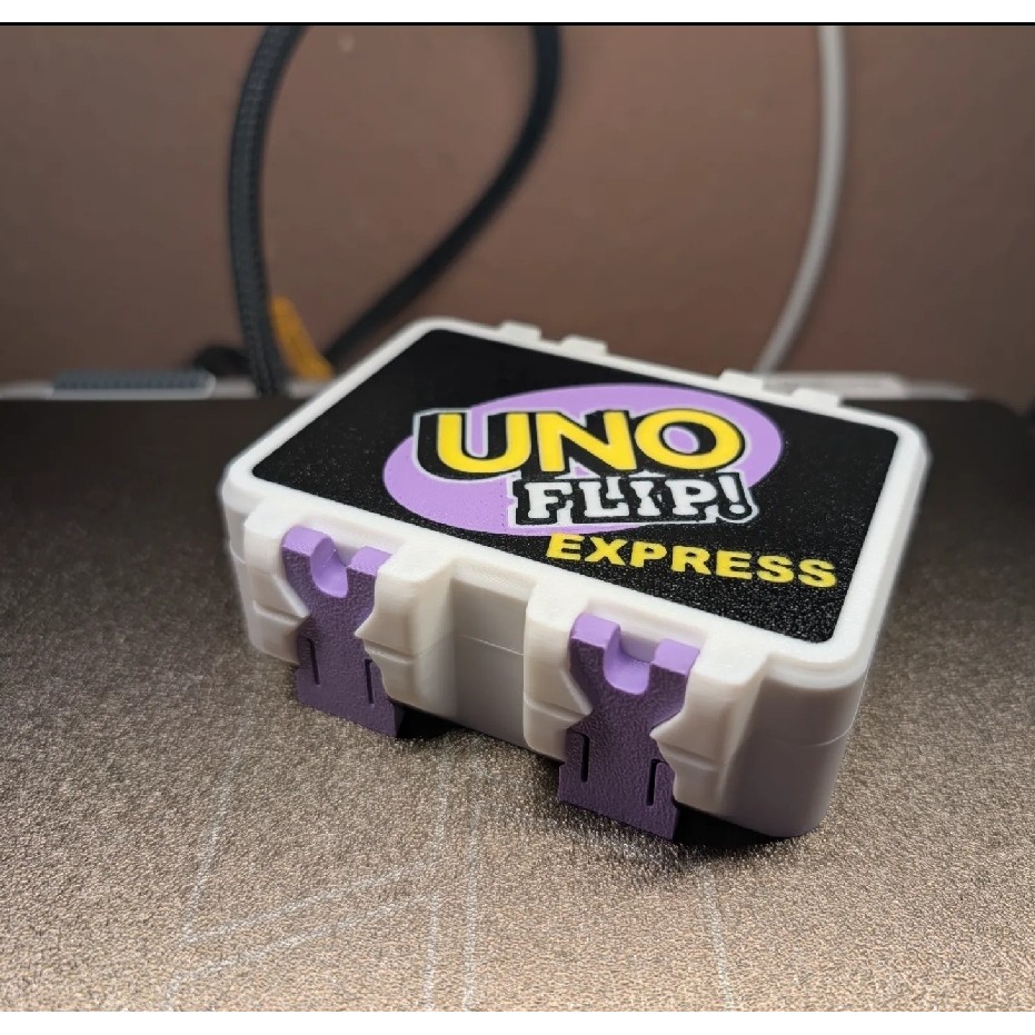 Uno flip express storage box card holder Case
