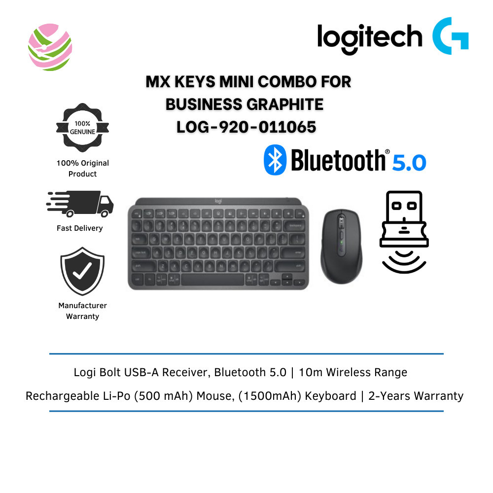 Logitech MX Keys Mini คีย์บอร์ดไร้สาย