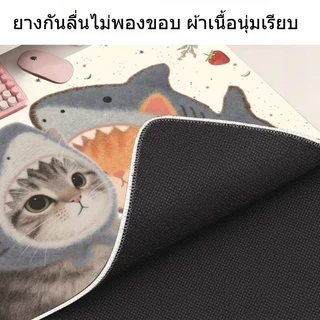 แผ่นรองเมาส์ แผ่นรองโต๊ะ ขนาดใหญ่ 40*90/35*80CM วัสดุ PU กันน้ํา แผ่นรองคีย์บอร์ด เม้าส์ น่ารัก